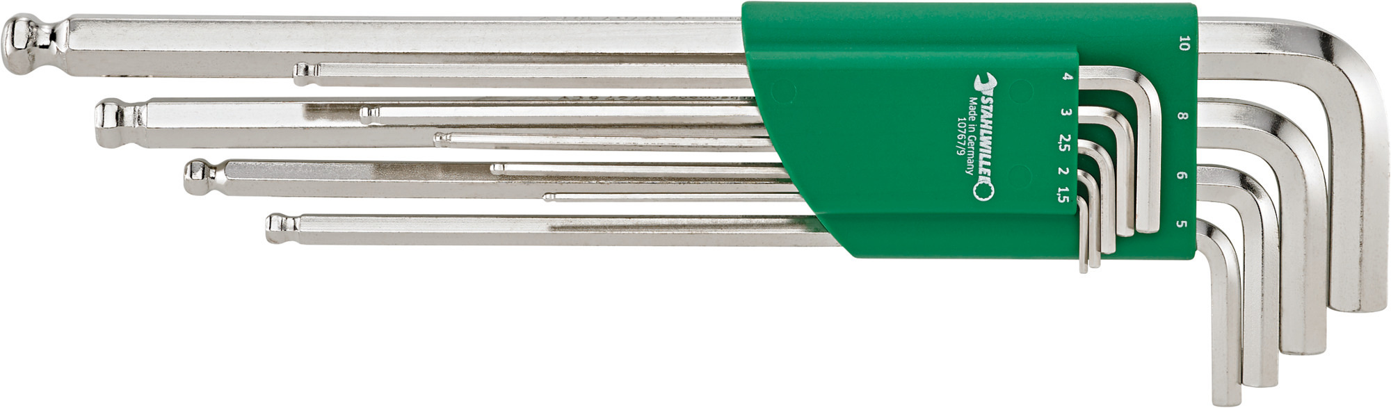 Clé hexagonale Stahlwille 96432600; 1,5-10 mm; 9 unités