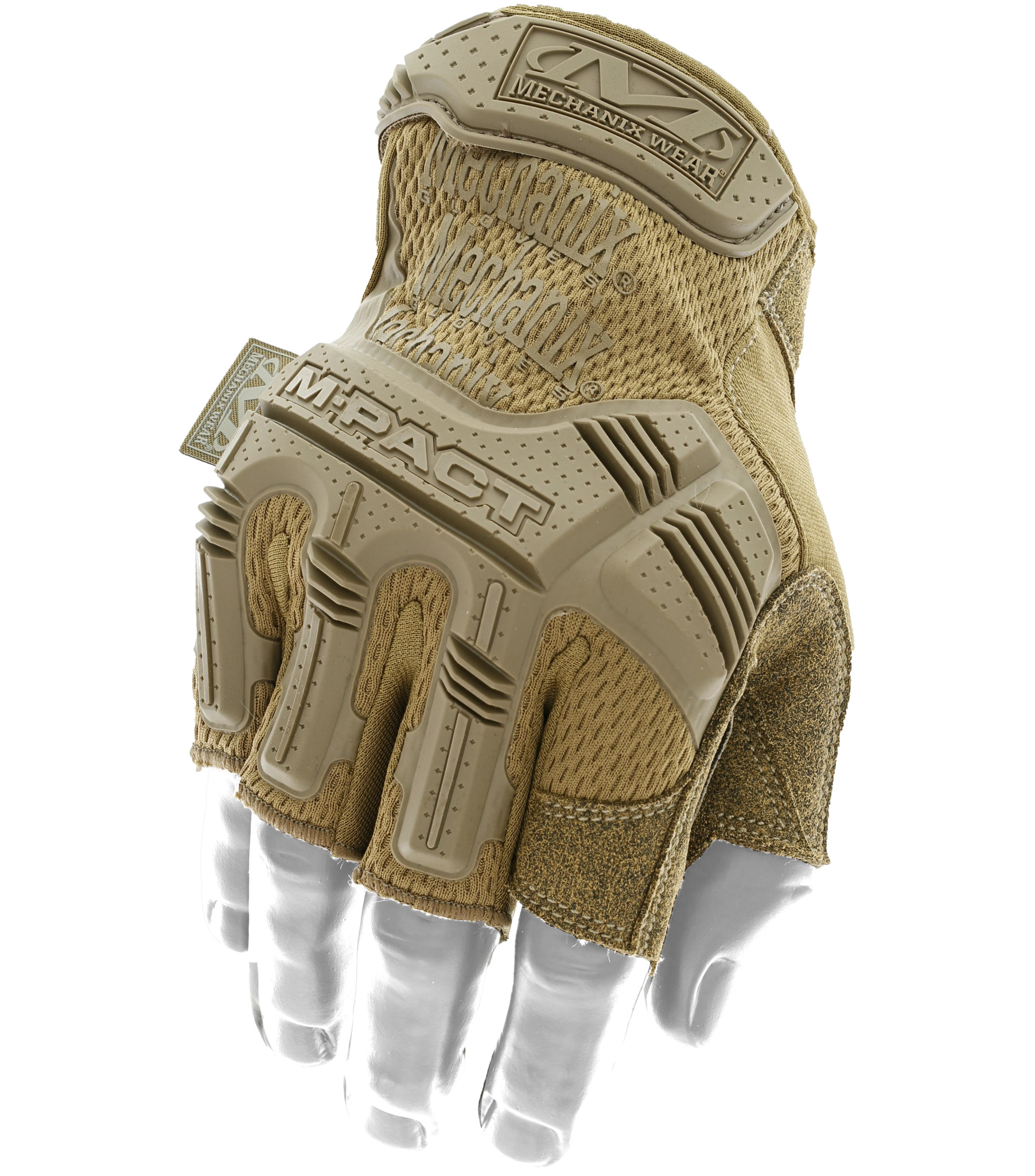 Gants Mechanix Wear M-Pact Fingerless Coyote; L