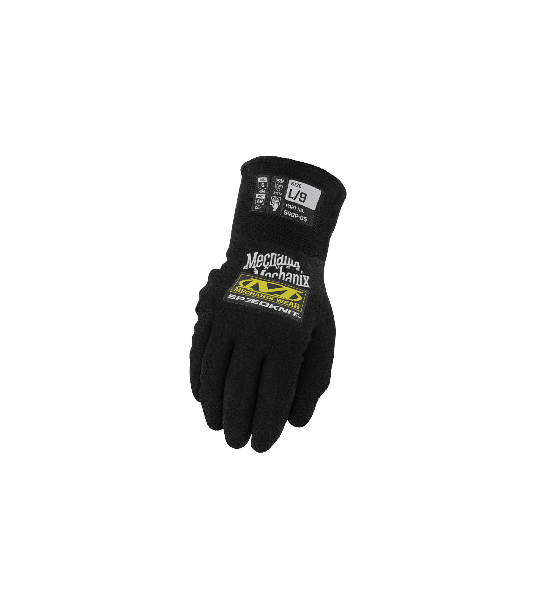 Gants de travail d'hiver Mechanix Wear SpeedKnit Thermal S4DP05; S