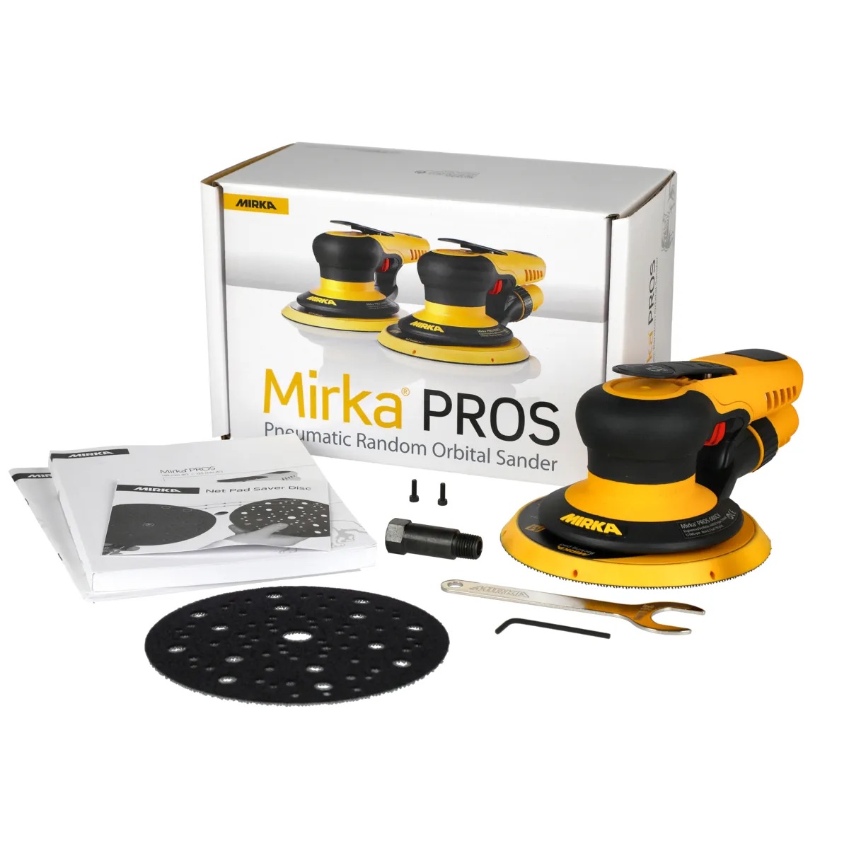 Ponceuse orbitale aléatoire pneumatique Mirka PROS 680CV