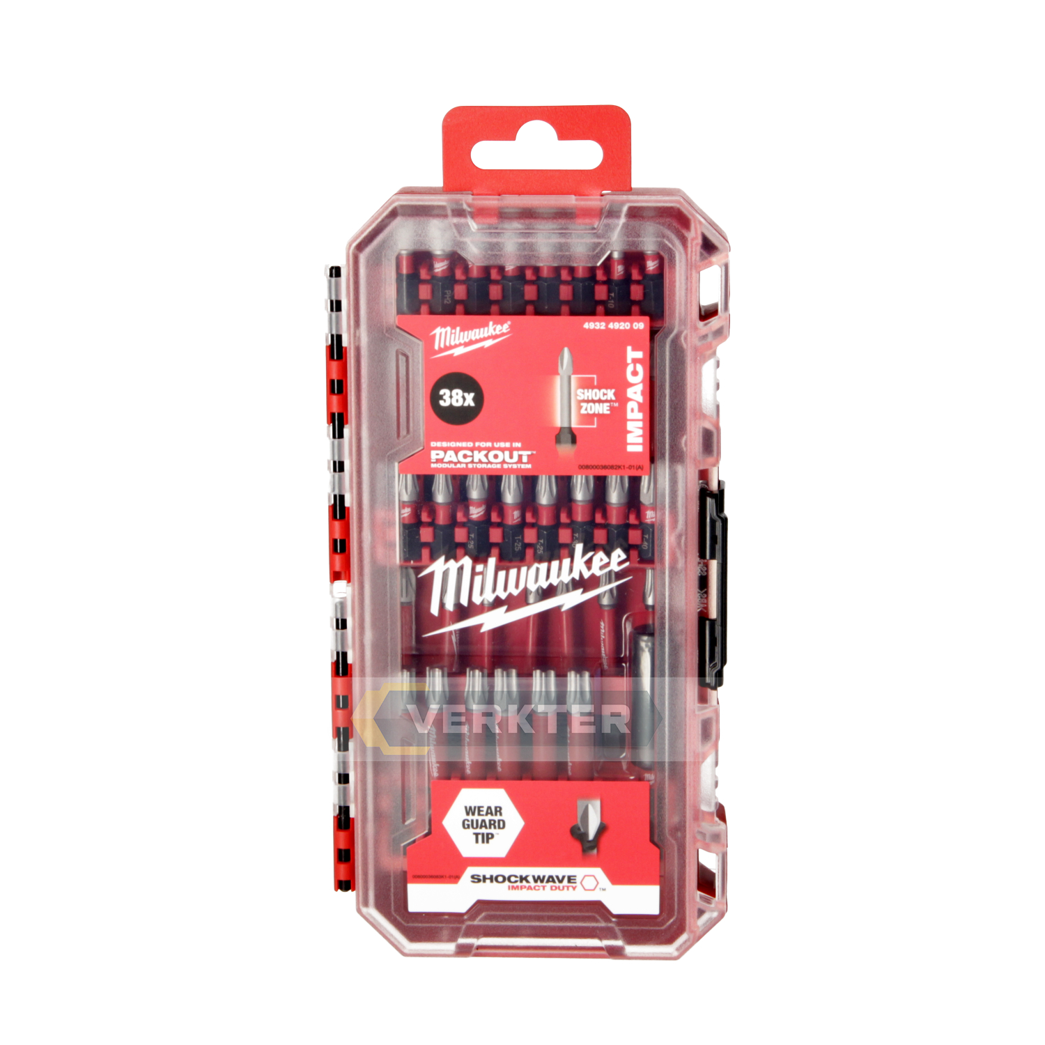 Jeu de tournevis Milwaukee Shockwave 4932492009; 38 unités