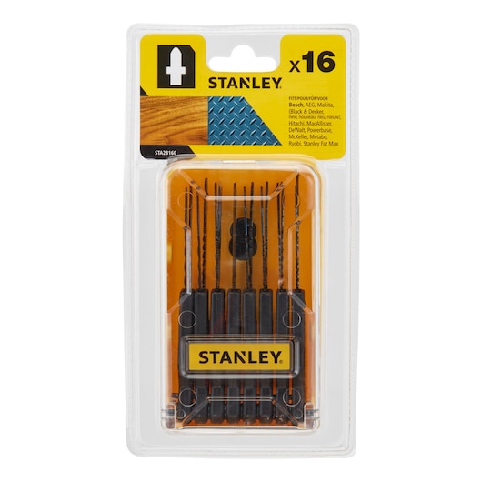 Jeu de scies Stanley STA28160-XJ; 16 unités