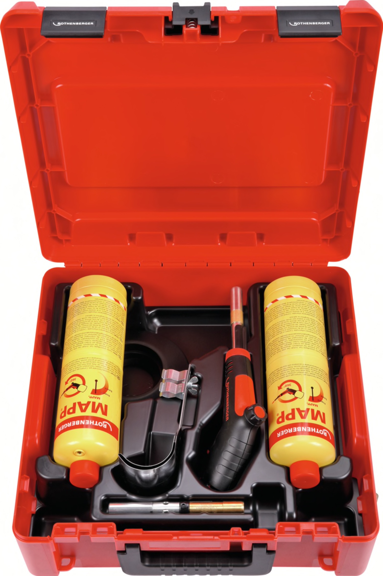 Chalumeau Rothenberger SUPER FIRE 4 HOT BOX + Gaz de chalumeau