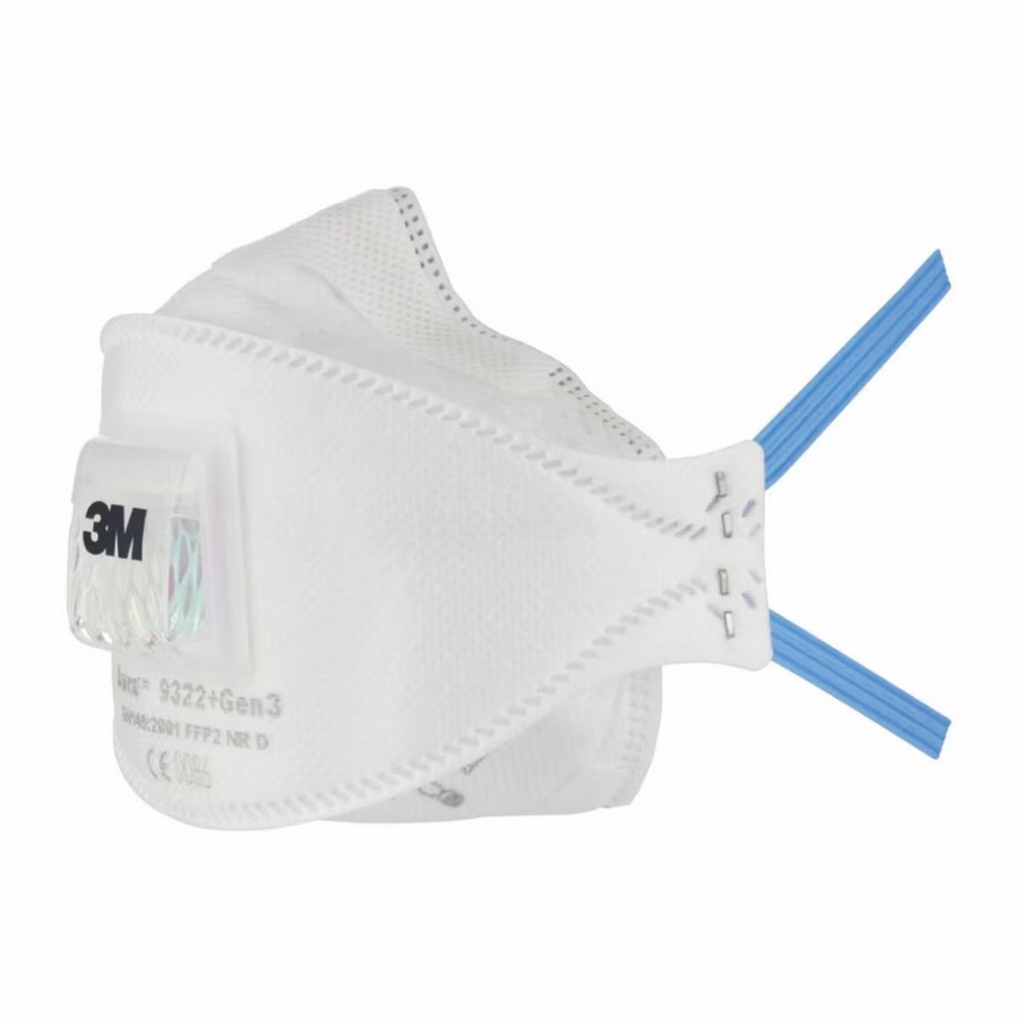 Masque respiratoire avec soupape 3M Aura G3 9322+; FFP2