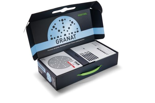 Papier de sable Festool Granat; 150 mm; P60/80/120/180/220/320; 60 unités