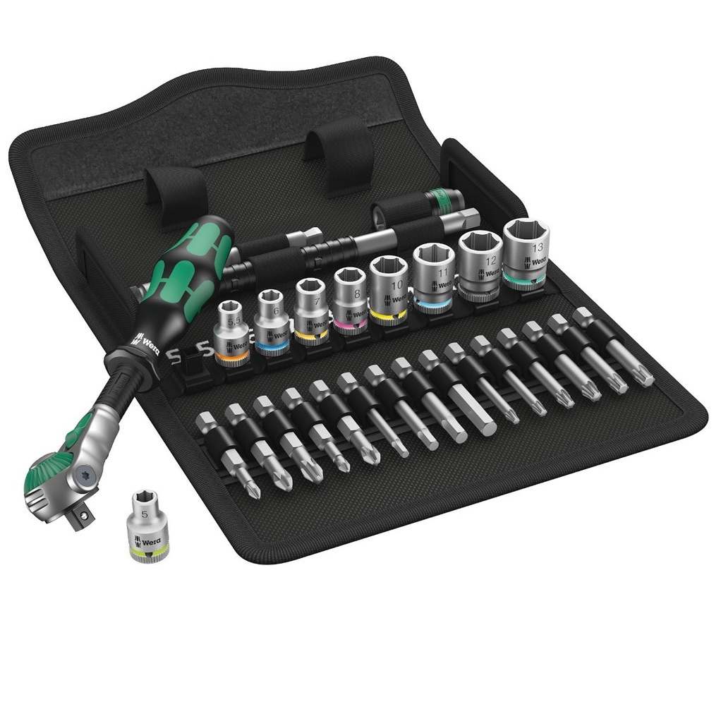 Ensemble d'outils Wera 8100 SA 6 Zyklop Speed; 1/4''; 28 unités