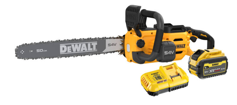 Tronçonneuse DeWalt DCMCS575X1-QW; 54 V; 1x9,0 Ah; 50 cm bande