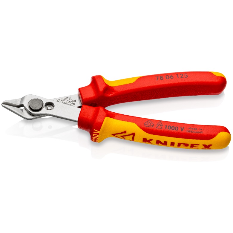 Pinces coupantes pour câbles Knipex 7806125; 125 mm