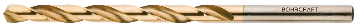 Foret en métal Bohrcraft BC13610301000; HSS-E; DIN 340; 10x121x184 mm