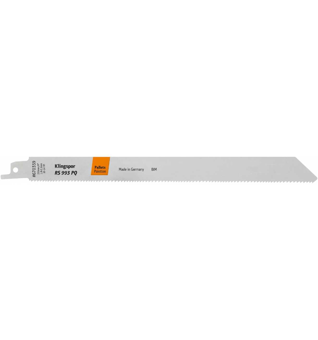 Lames scie sabre Klingspor 670359; 230 mm; 5 unités