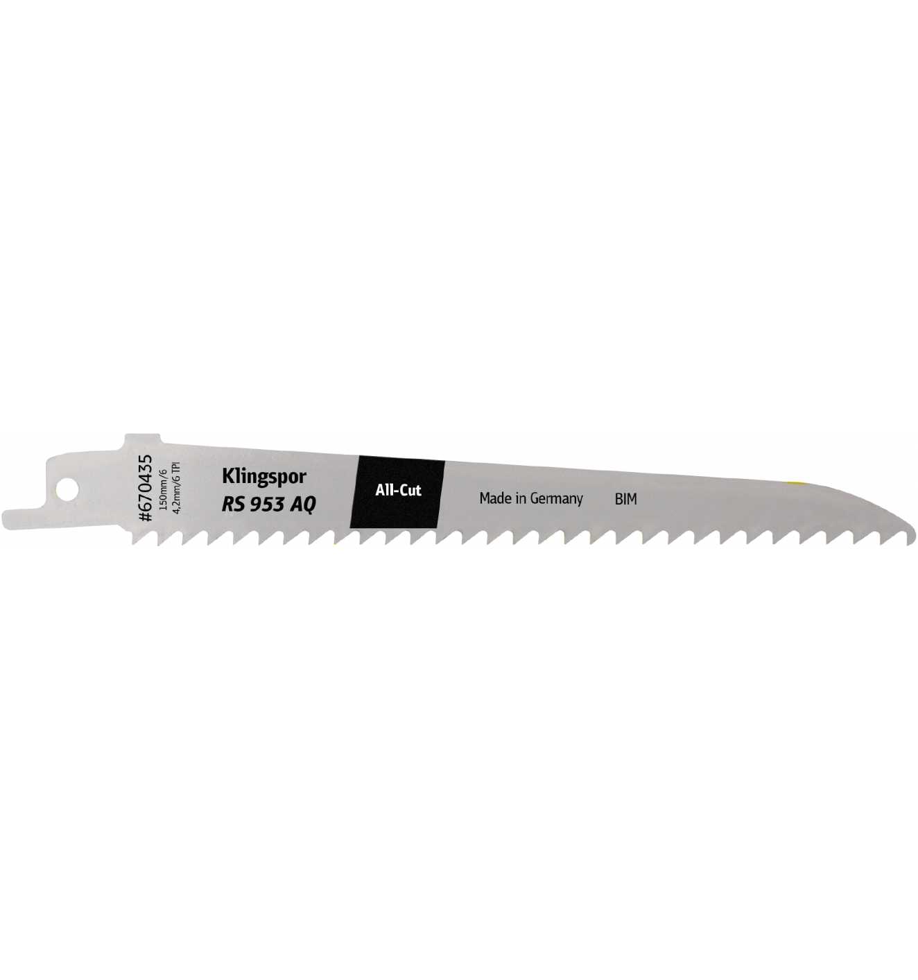 Lames scie sabre Klingspor 670421; 230 mm; 5 unités