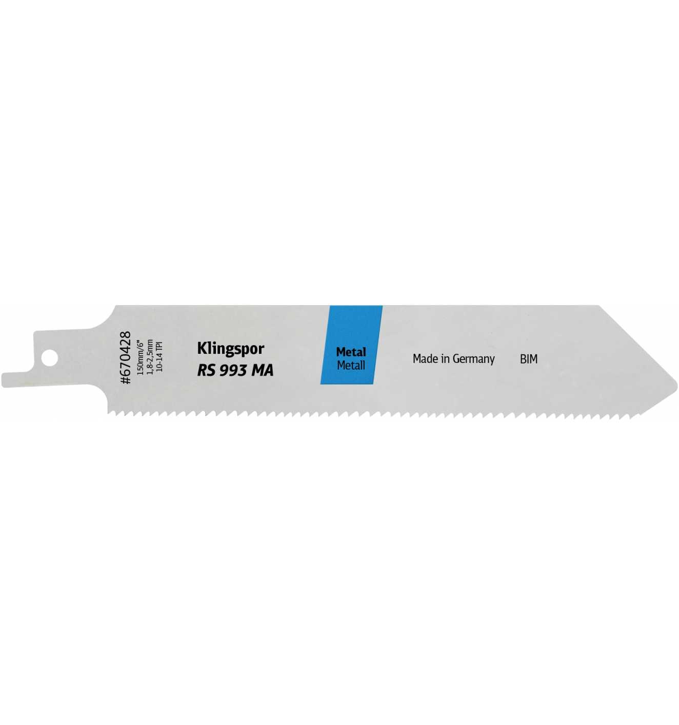 Lames scie sabre Klingspor 670338; 225 mm; 5 unités