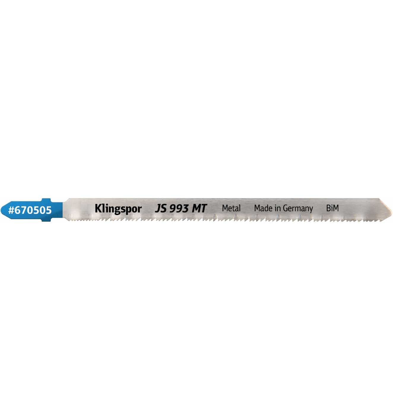 Lames pour scie sauteuse Klingspor 670505; 132 mm; 5 unités