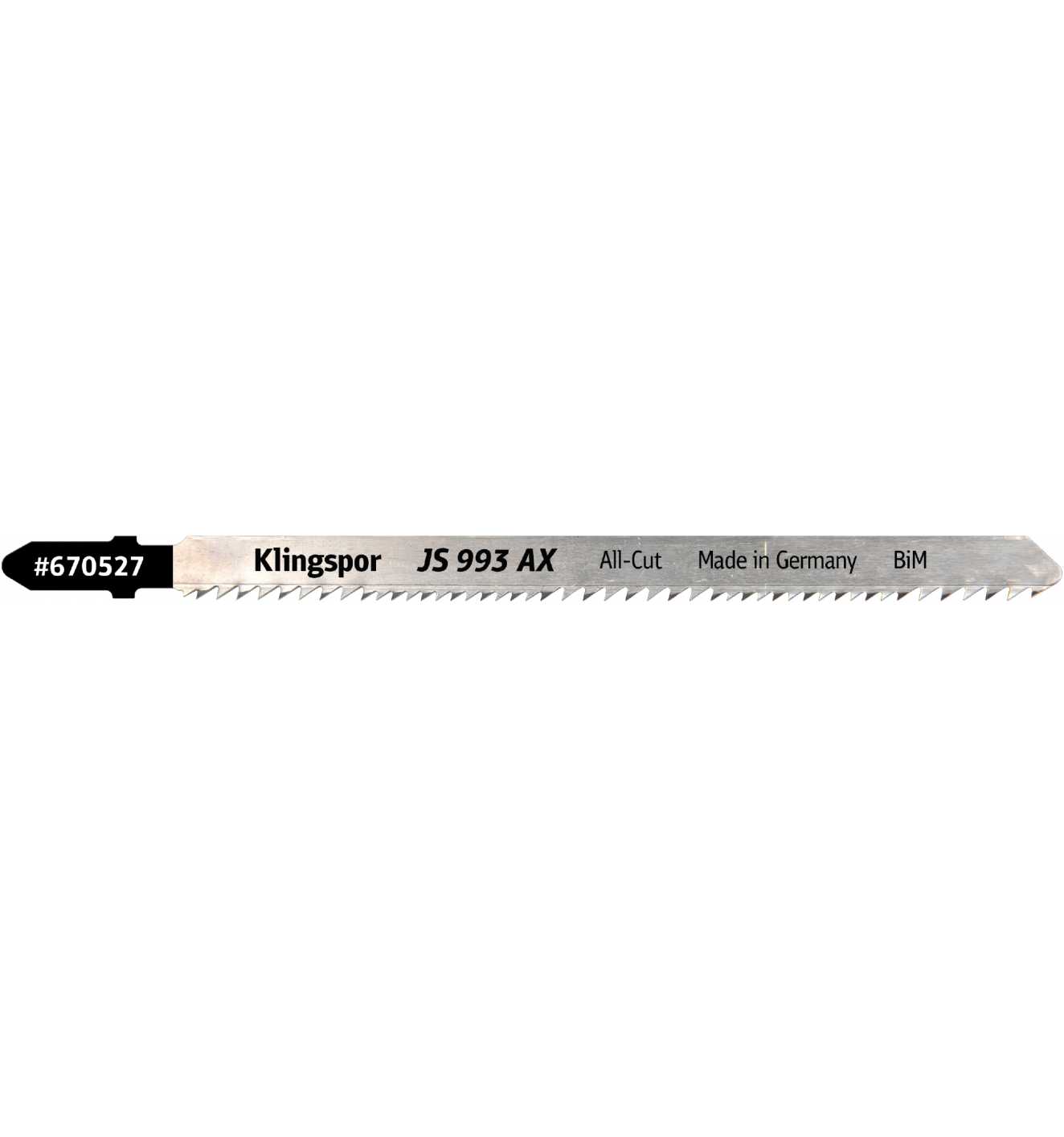 Lames pour scie sauteuse Klingspor 670527; 132 mm; 5 unités
