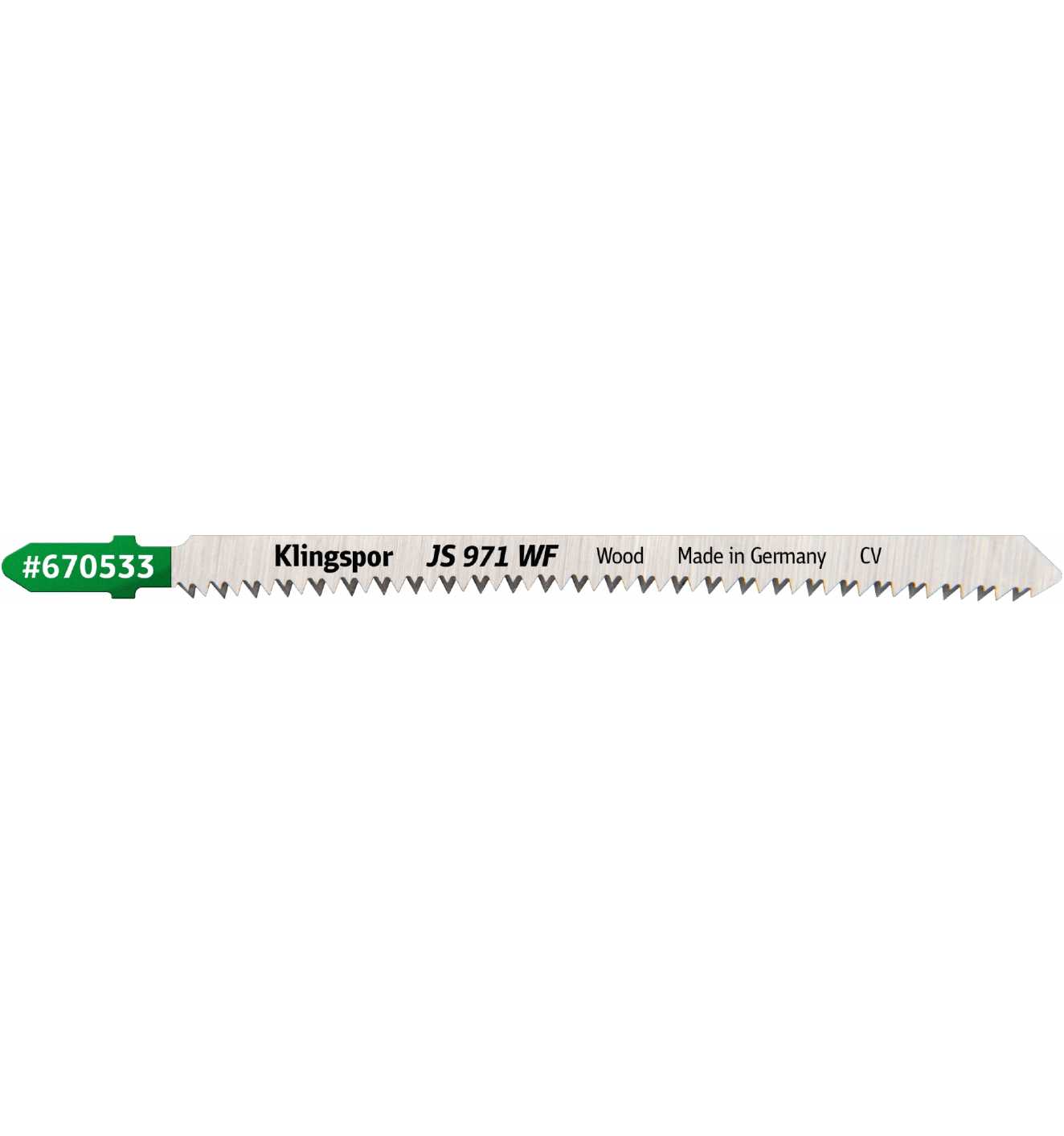 Lames pour scie sauteuse Klingspor 670533; 132 mm; 5 unités