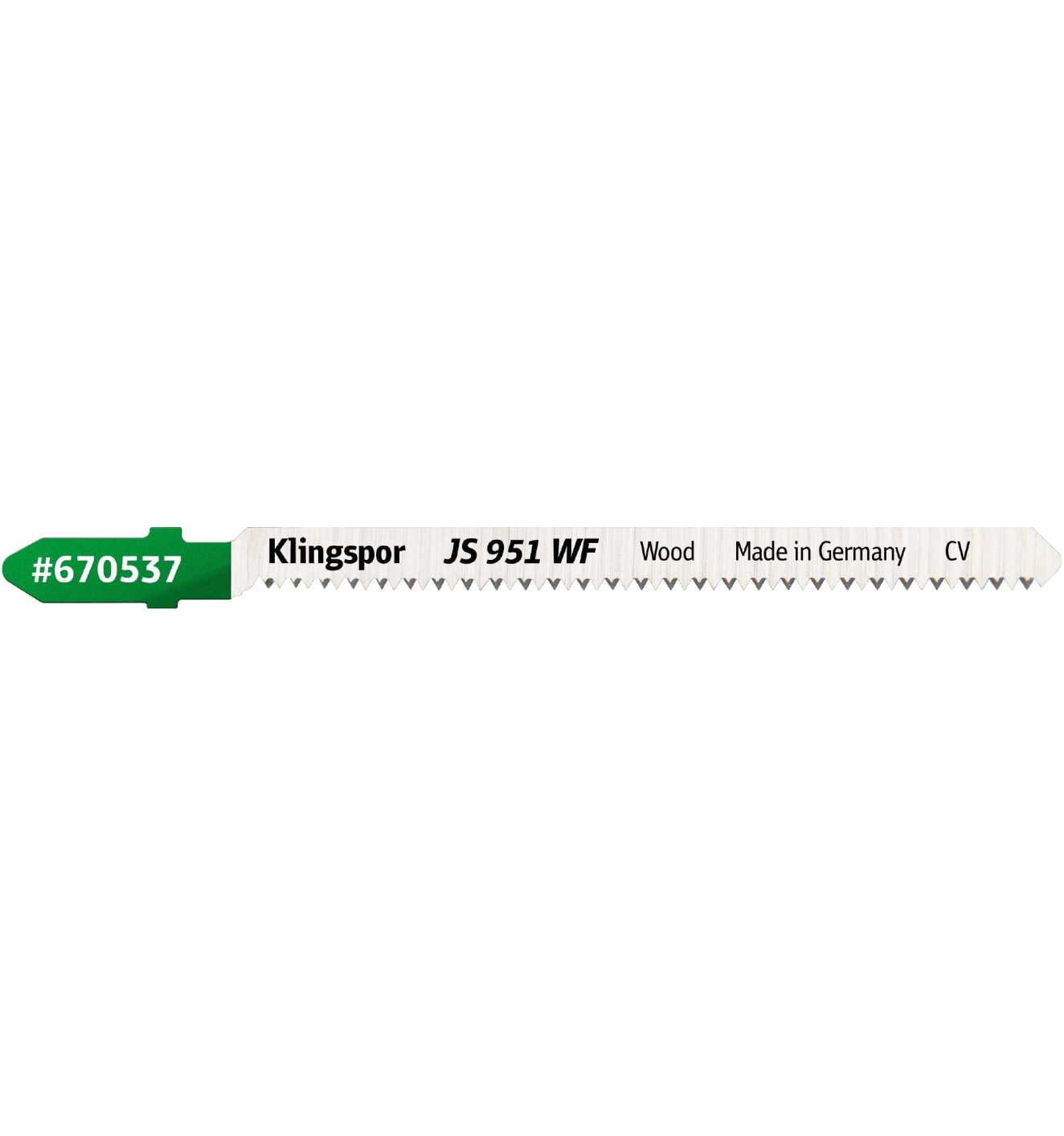 Lames pour scie sauteuse Klingspor 670537; 100 mm; 5 unités