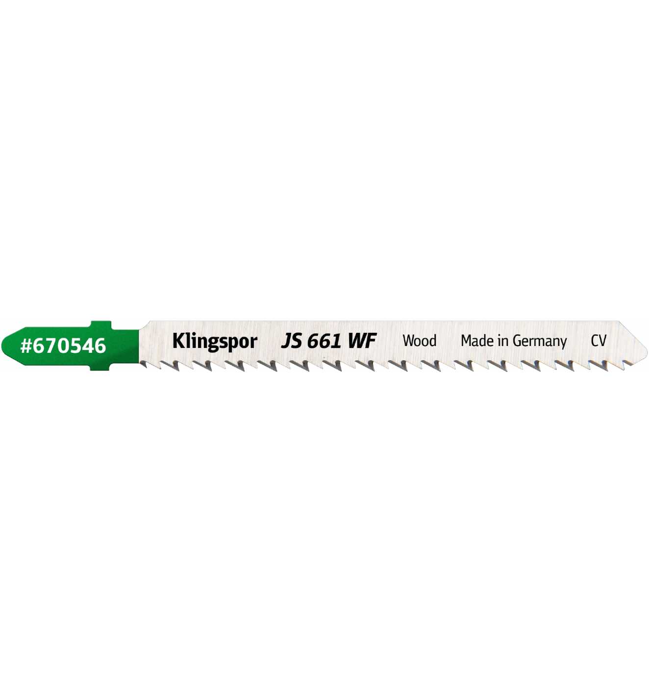 Lames pour scie sauteuse Klingspor 670546; 100 mm; 5 unités