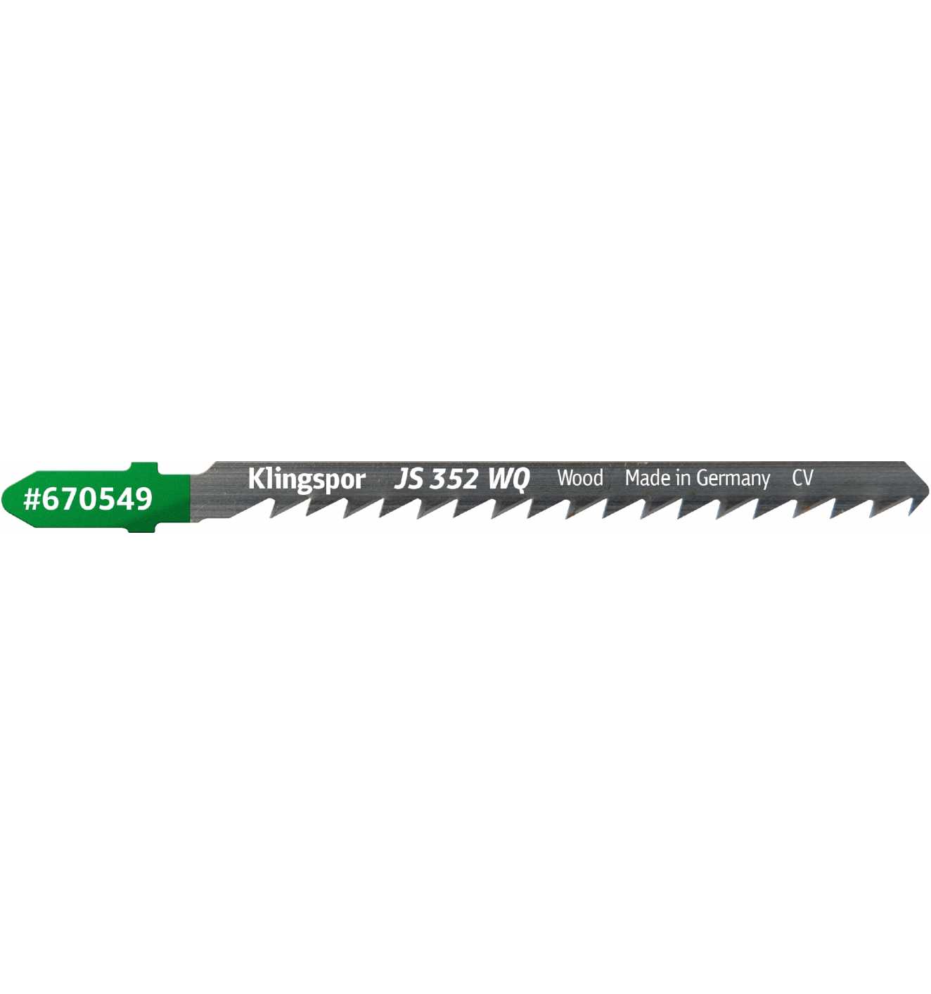 Lames pour scie sauteuse Klingspor 670549; 100 mm; 5 unités