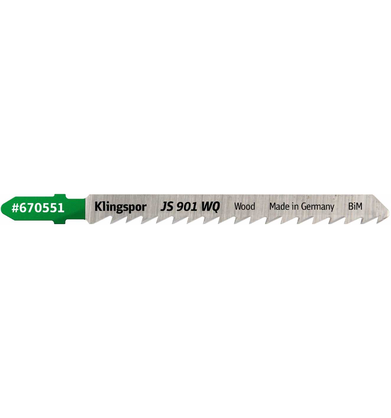 Lames pour scie sauteuse Klingspor 670551; 100 mm; 5 unités
