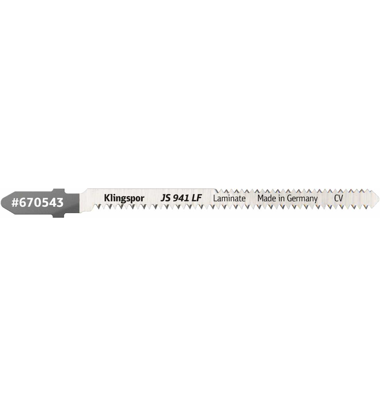 Lames pour scie sauteuse Klingspor 670543; 100 mm; 5 unités