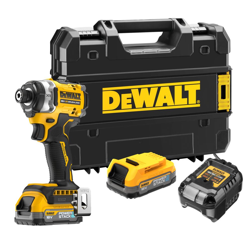 Pilote d'impact DeWalt DCF860E2T-QW; 18 V; 2x1,7 Ah accu.