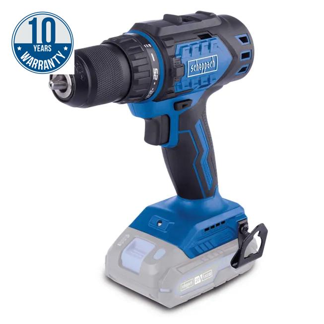 Perceuse Scheppach BC-DD60-X; 20 V (sans batterie et chargeur)