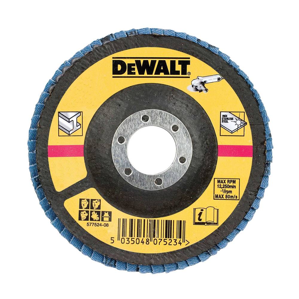 Meule-éventail DeWalt DT3309-QZ; 125 mm; P60
