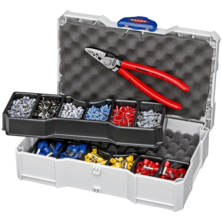 Pince de connecteur Knipex 979006; 180 mm + Accessoires