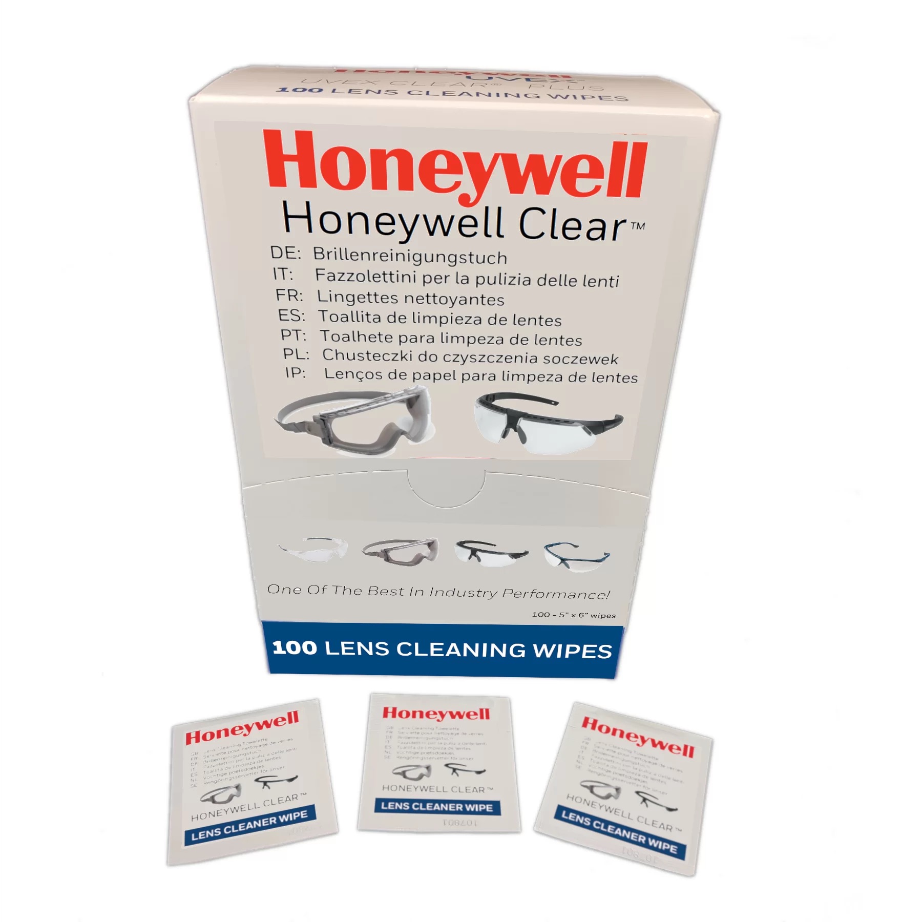 Lingettes de nettoyage Honeywell H1036813; 100 unités