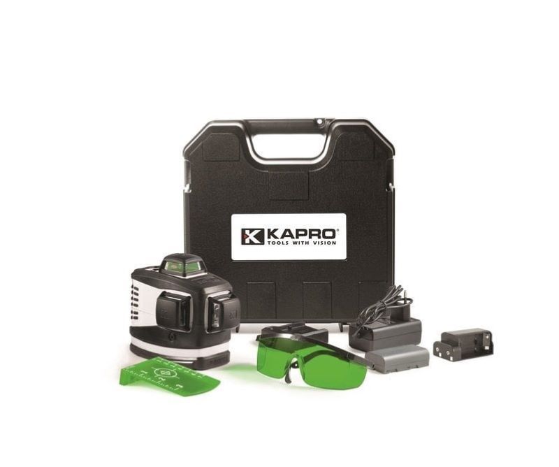 Niveau laser de ligne transversale Kapro 883HG ProLaser 3D + Accessoires