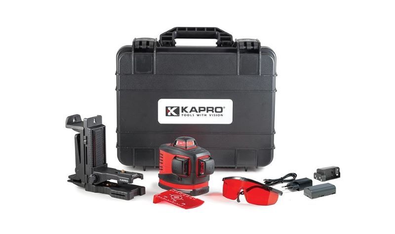 Niveau laser de ligne transversale Kapro 883H ProLaser 3D + Accessoires