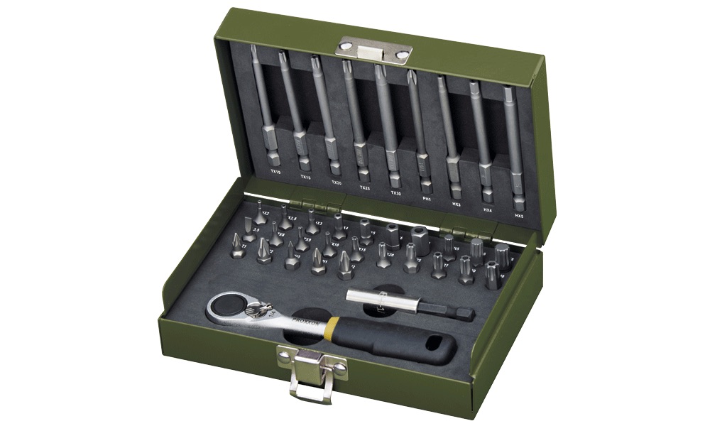 Ensemble d'outils Proxxon 23109; 1/4''; 36 unités