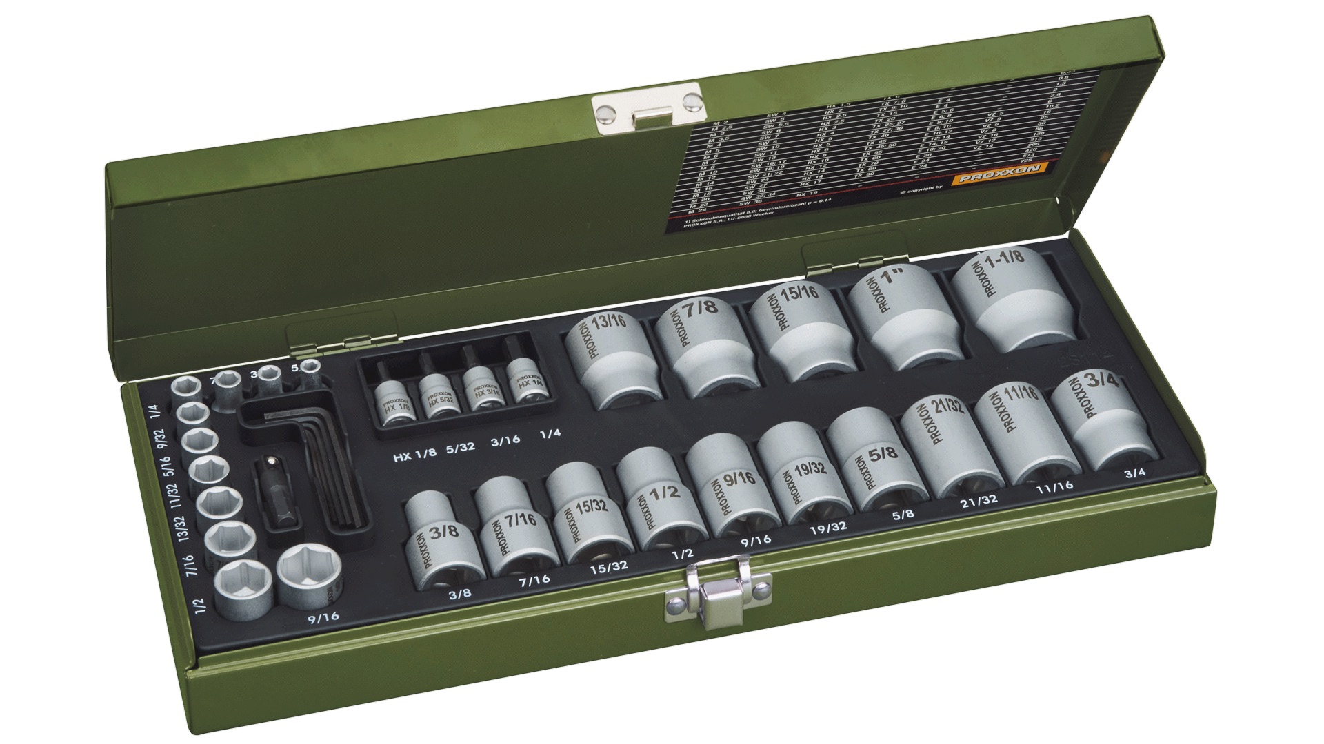 Ensemble d'outils Proxxon 23114; 36 unités