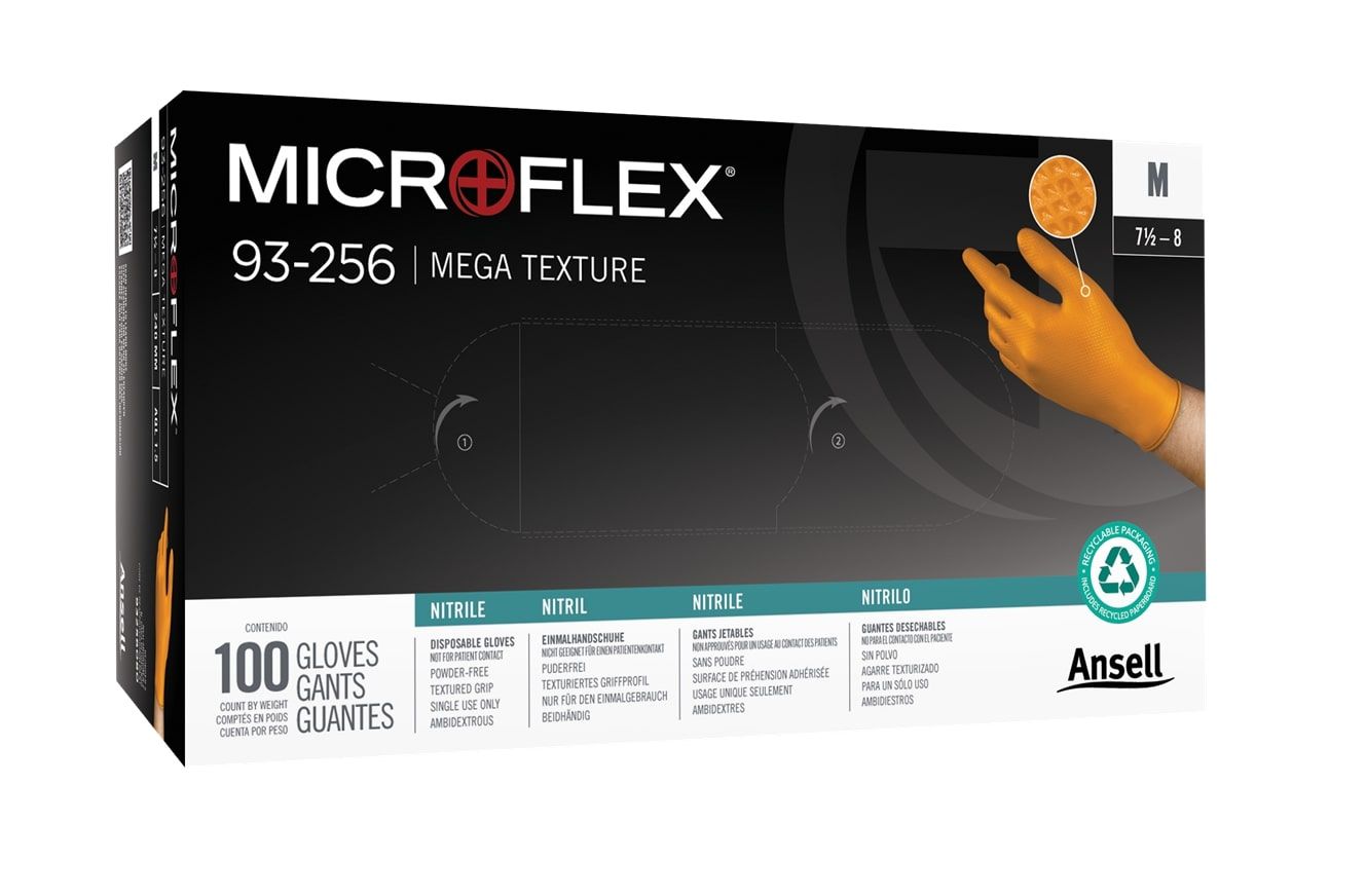 Gants Ansell Microflex 93-256; L; 100 unités