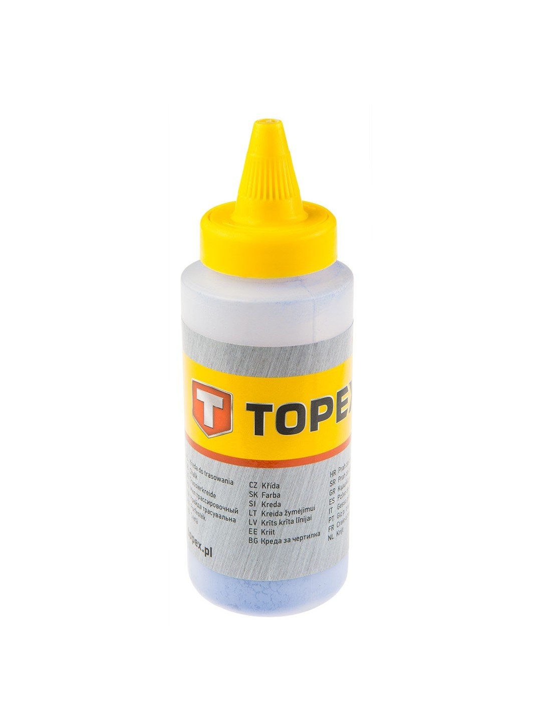 Recharge de craie de marquage pour ligne de craie / ruban à mesurer Topex 30C616; 115 g; bleu
