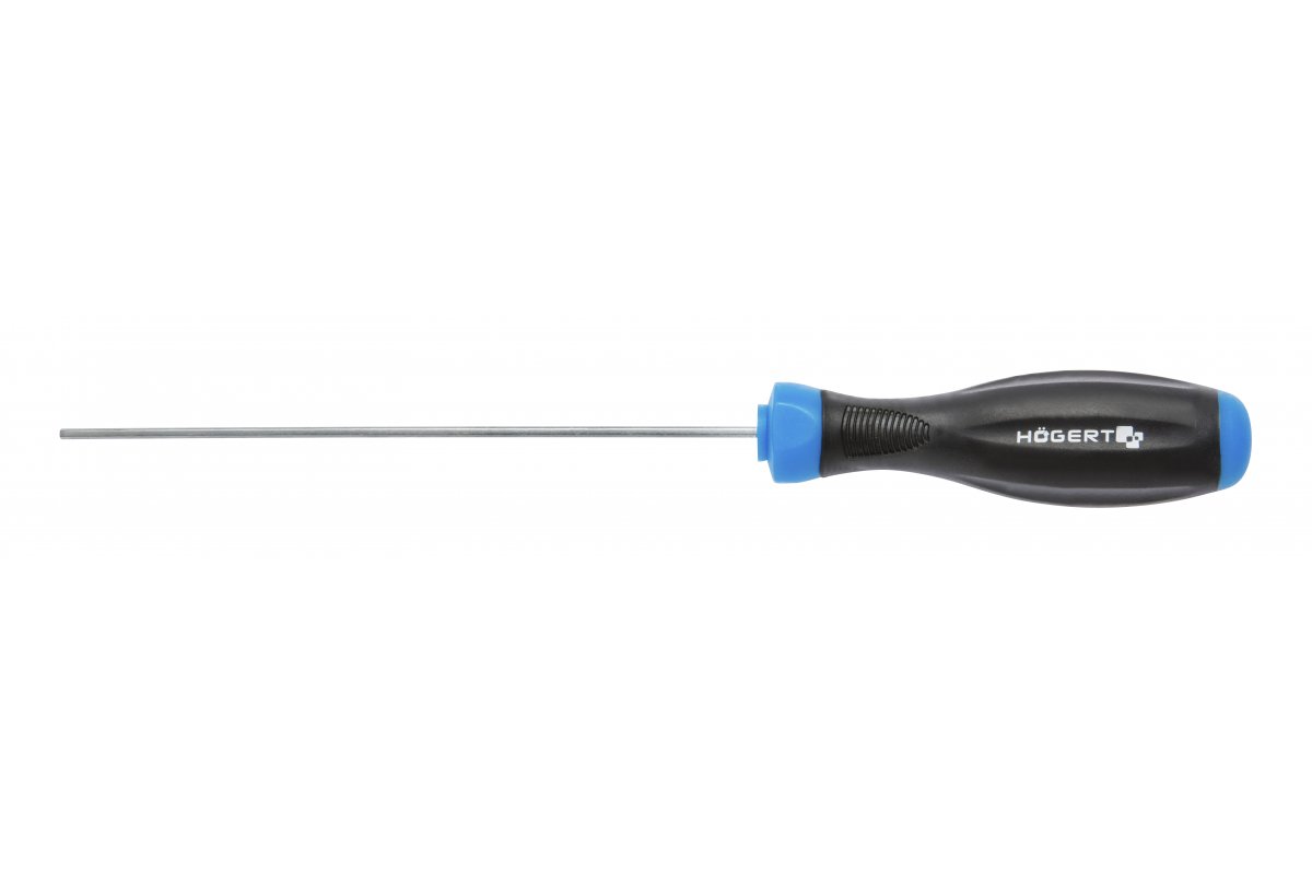 Tournevis manuel / ciseau Hogert HT1S080; HEX2; 125 mm; hexagonale