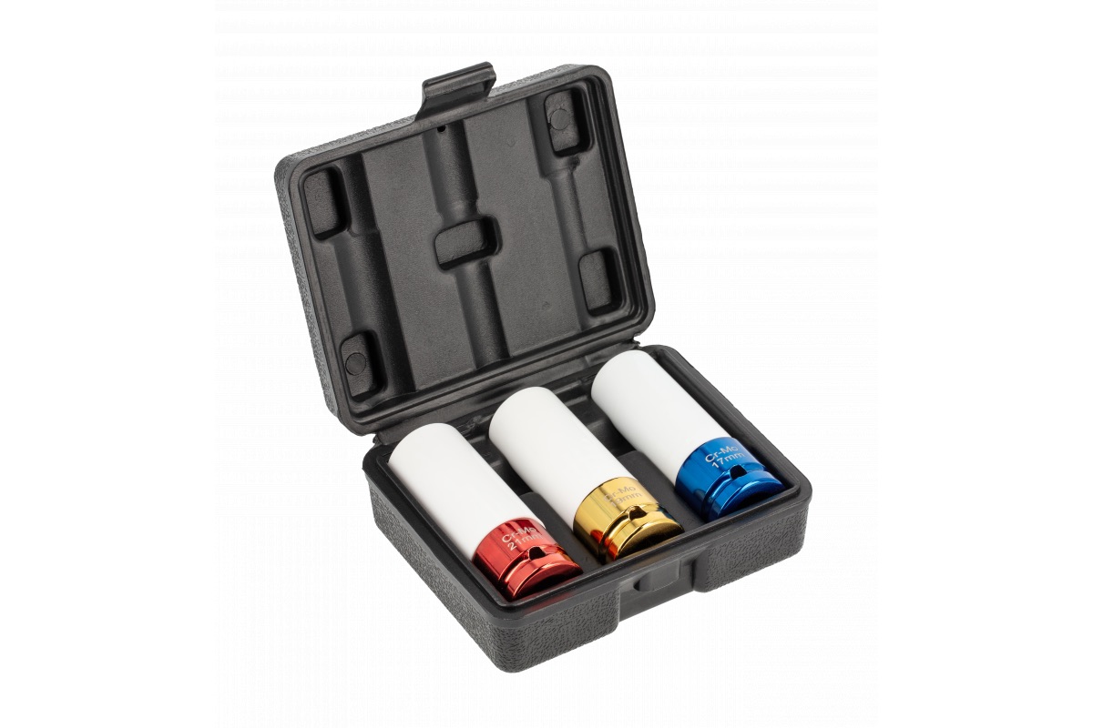 Porte-embout à visser Hogert HT4R107; 1/2''; 17-21 mm; 3 unités