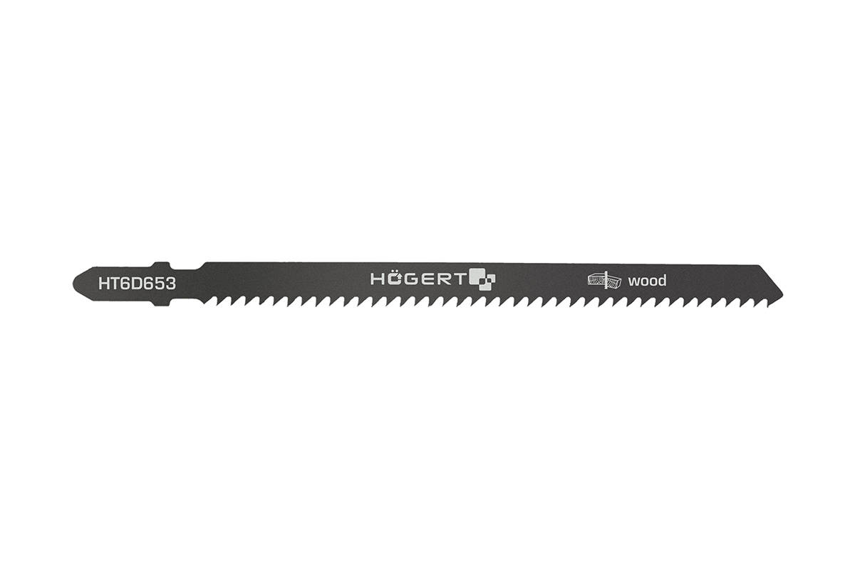 Lames pour scie sauteuse Hogert HT6D653; 126 mm; 5 unités