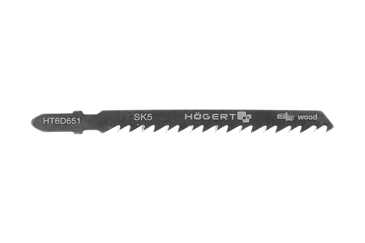 Lames pour scie sauteuse Hogert HT6D651; 100 mm; 5 unités