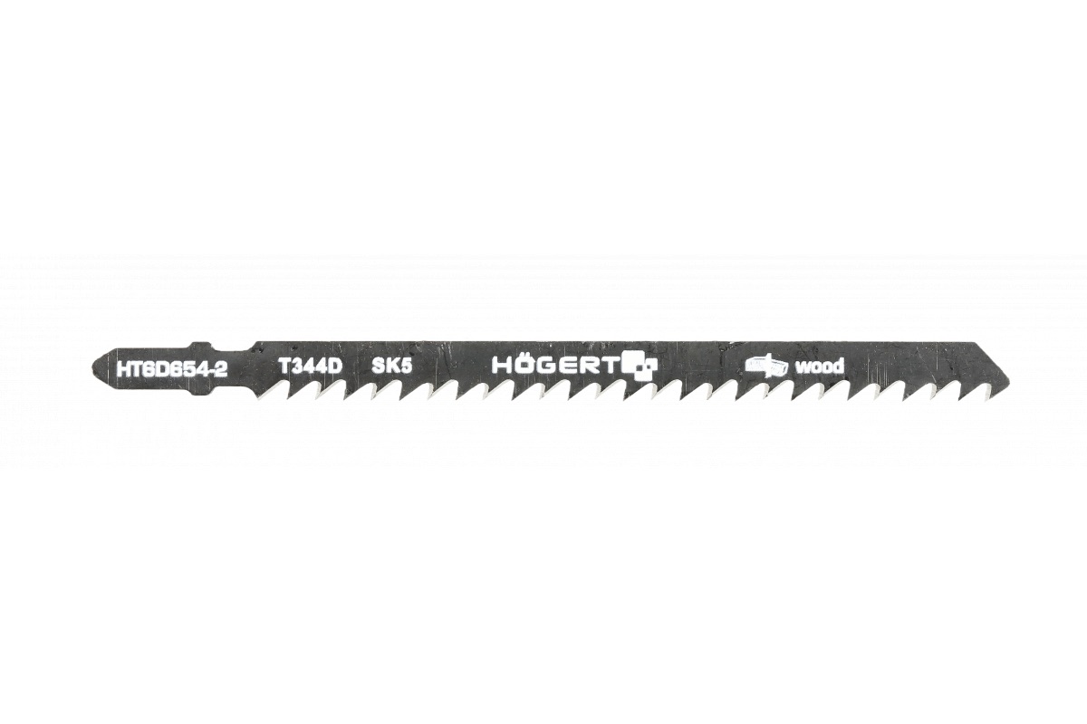 Lames pour scie sauteuse Hogert HT6D654-2; 132 mm; 2 unités