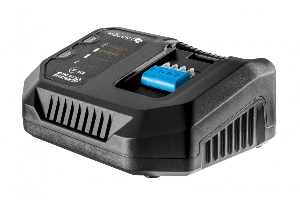 Chargeur de charge rapide Hogert HT2E243-C60; 18 V