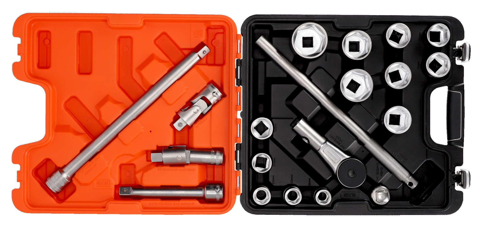 Ensemble d'outils Bahco SLX20; 3/4''; 20 unités