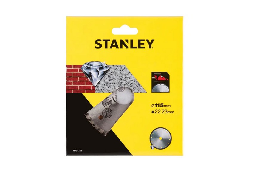 Disque à tronçonner diamanté Stanley STA38202-XJ; 115x22,2 mm