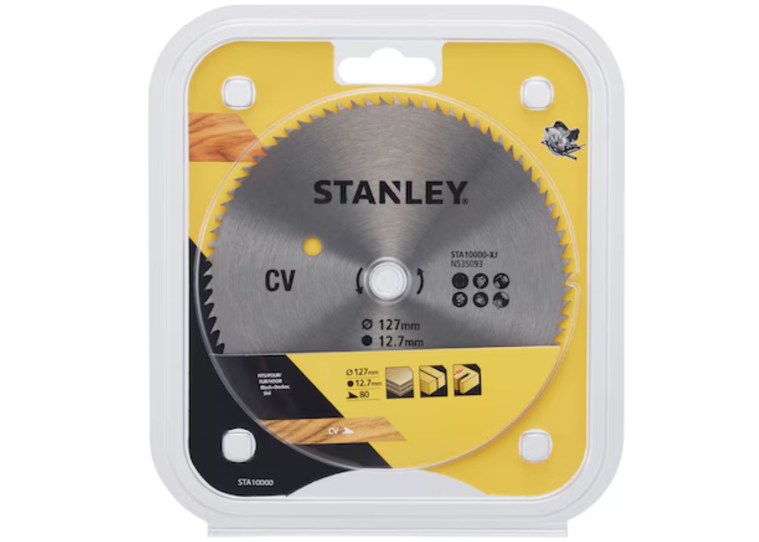 Lame de scie Stanley STA10000-XJ; 127x12,7 mm; 80T
