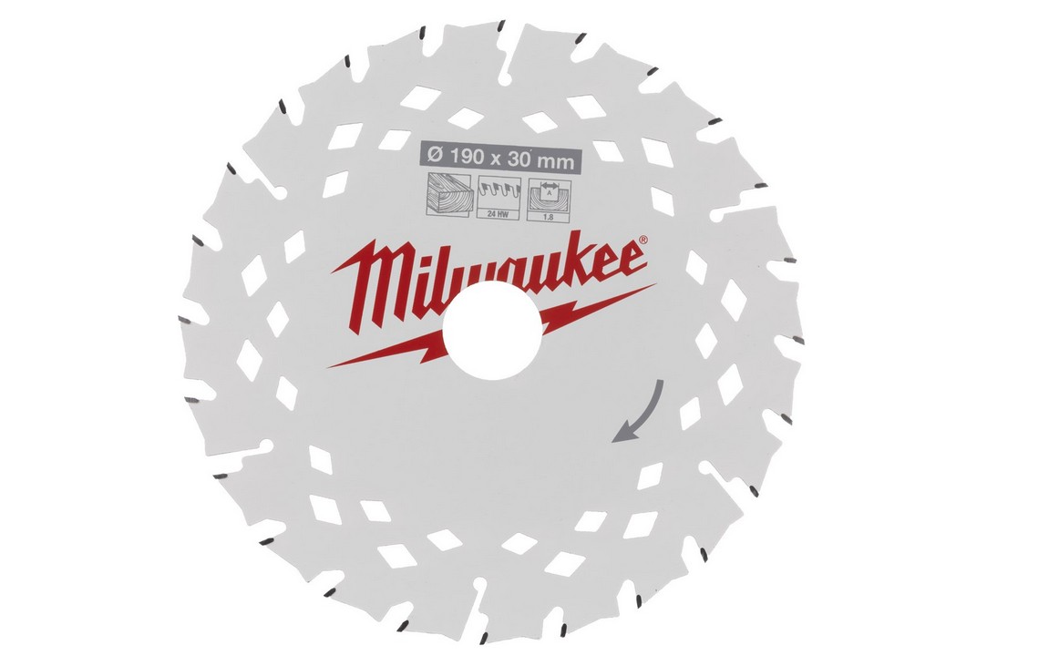 Lame de scie Milwaukee 4932498976; 190x30 mm; Z24
