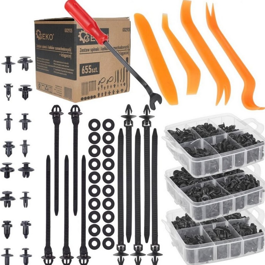 Ensemble d'outils Geko G02935; 655 unités