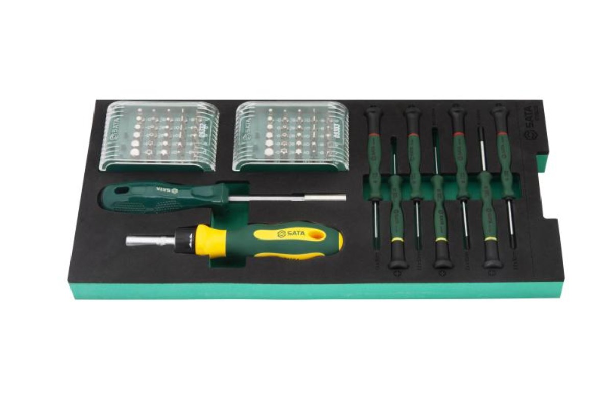 Jeu d'accessoires de tournevis Sata ST09920G; 71 unités