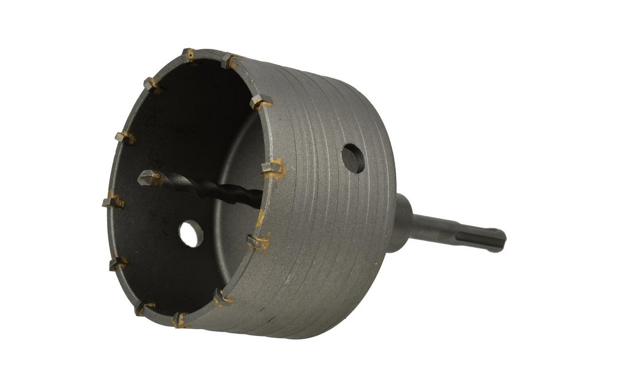 Scie cloche avec mèche d'alignement. Bit Geko G40005; SDS-plus; 100 mm