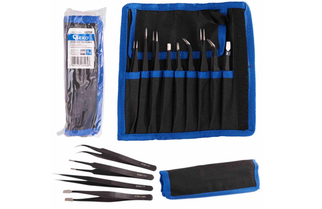 Ensemble de pinces Geko G02709; 9 unités