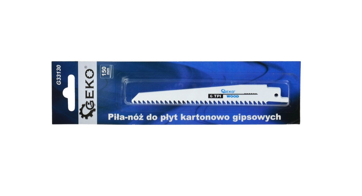 Lames scie sabre Geko G33130; 150 mm; 5 unités